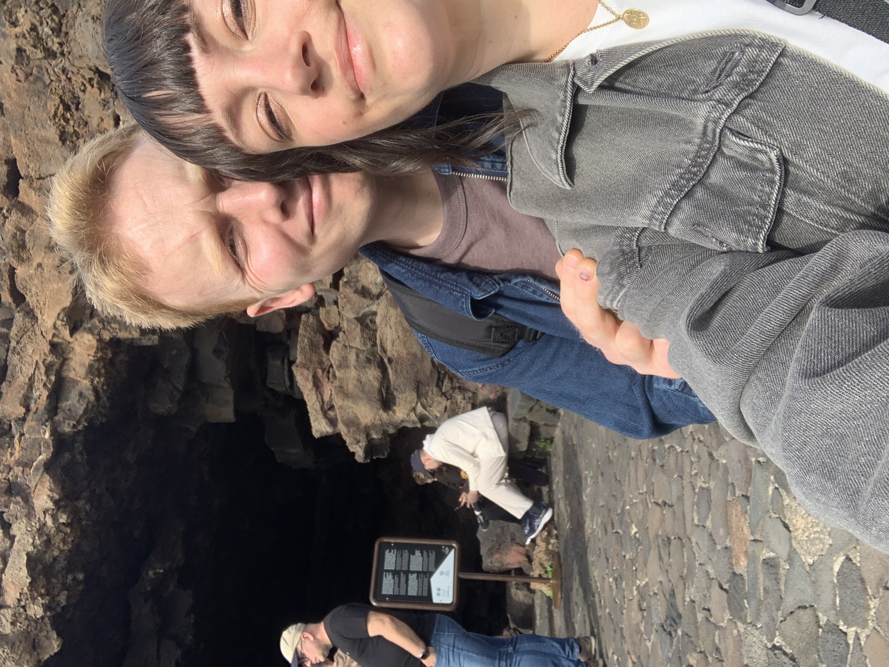 Tom’s birthday lava cave tour in Lanzarote